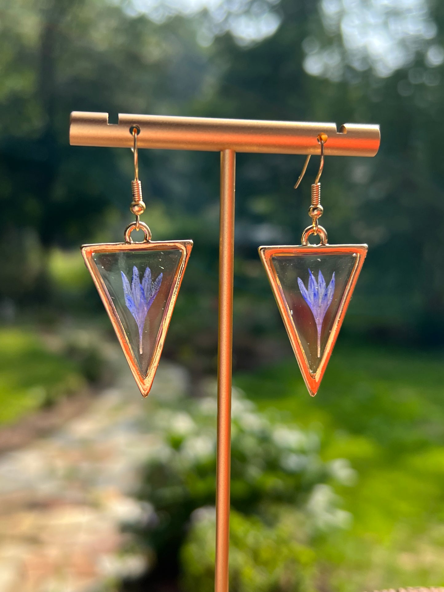 Cornflower triangles