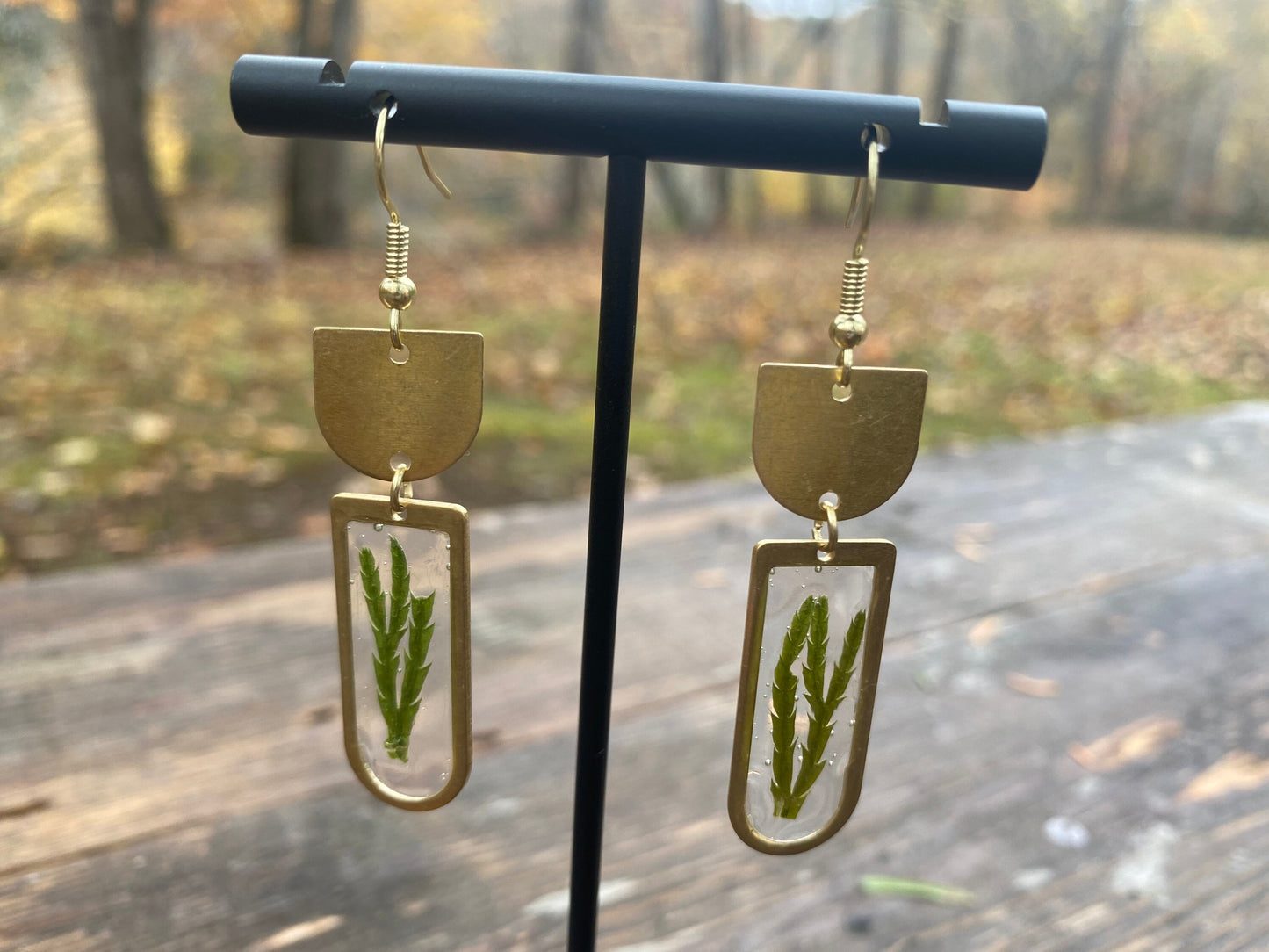 Ground Cedar Arches Earrings