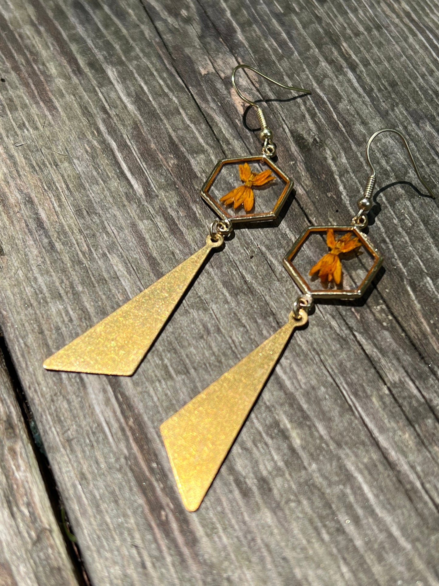 Honeycomb Butterflyweed Earrings