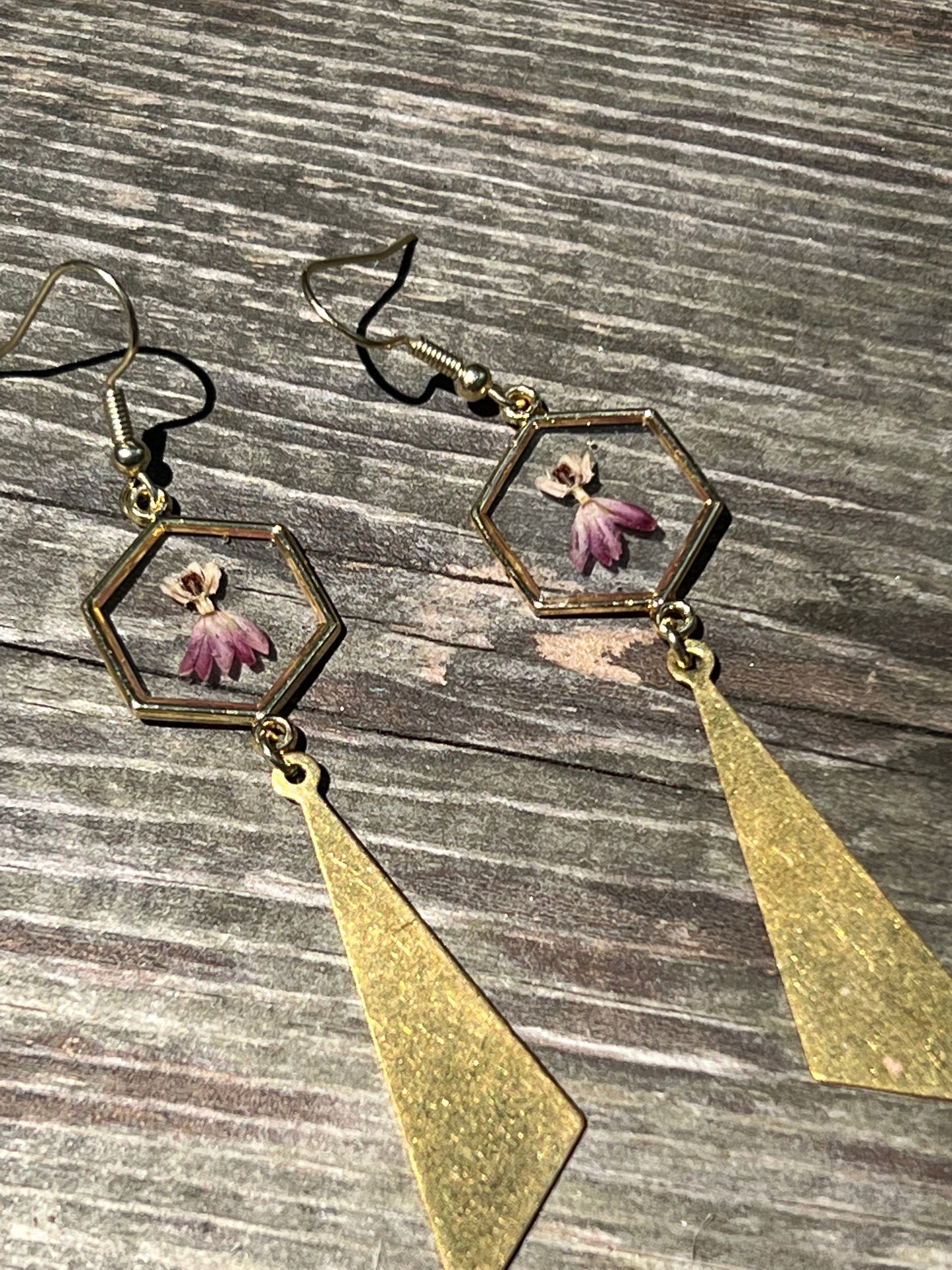 Honeycomb Swamp Milkweed Earrings